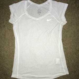 Nike dri fit short sleeve workout top